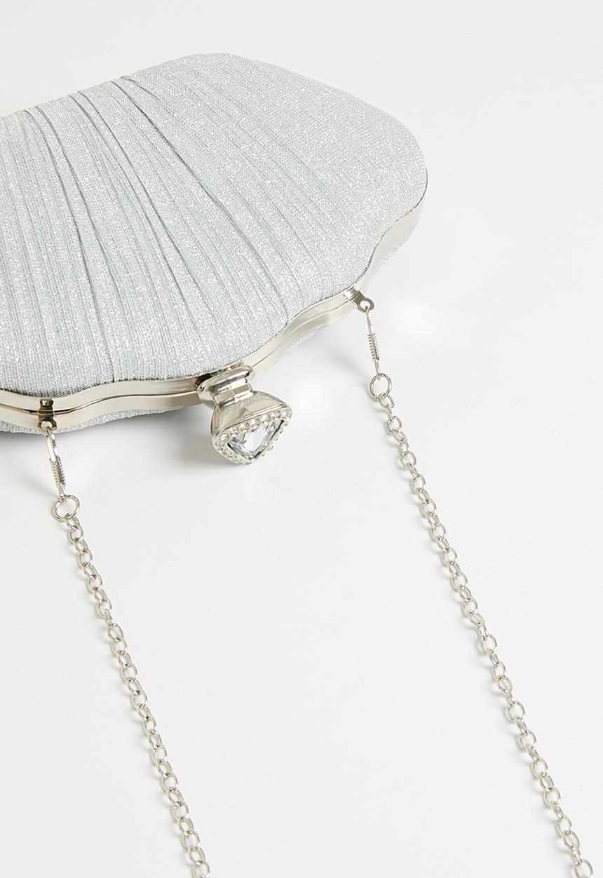 Tessa Design - Amelia clutch bag-silver