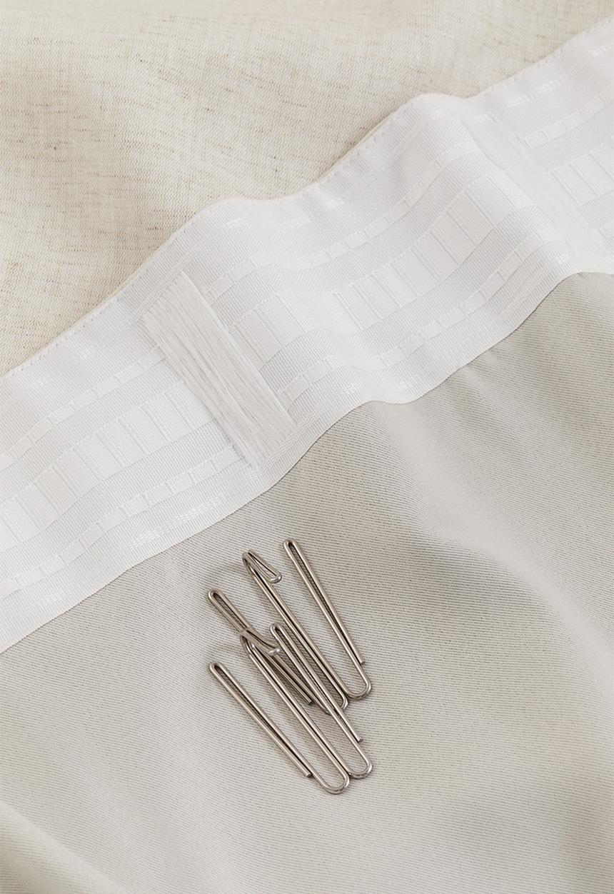 H&M - 2-pack blackout lyocell-blend curtains - white