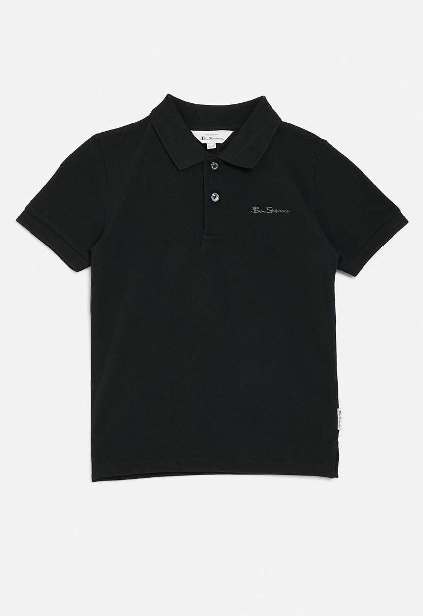 Ben Sherman - Boys short sleeve polo - black