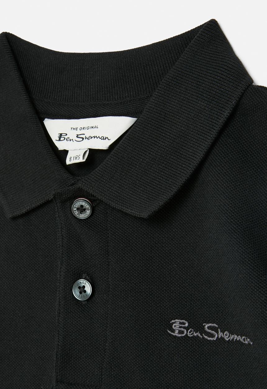 Ben Sherman - Boys short sleeve polo - black