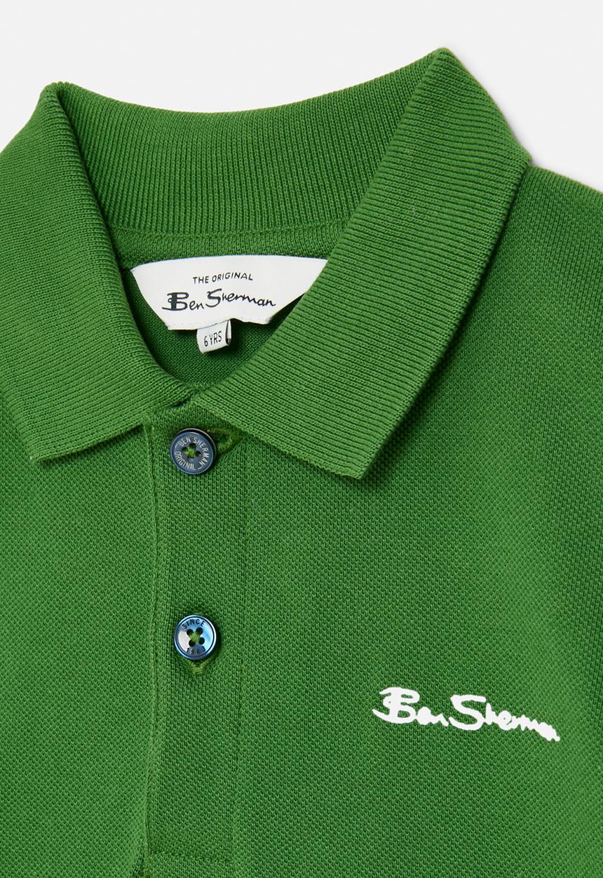 Ben Sherman - Boys short sleeve polo - green