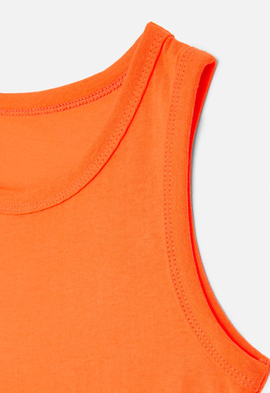Pop Candy - Printed vest - orange