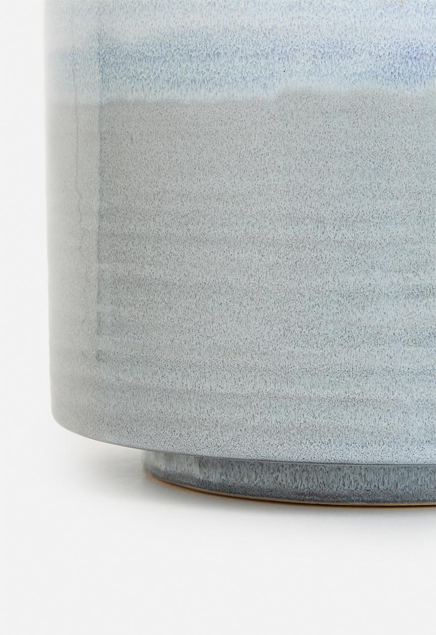 Silk By Design - Ceramic Vase – Grey