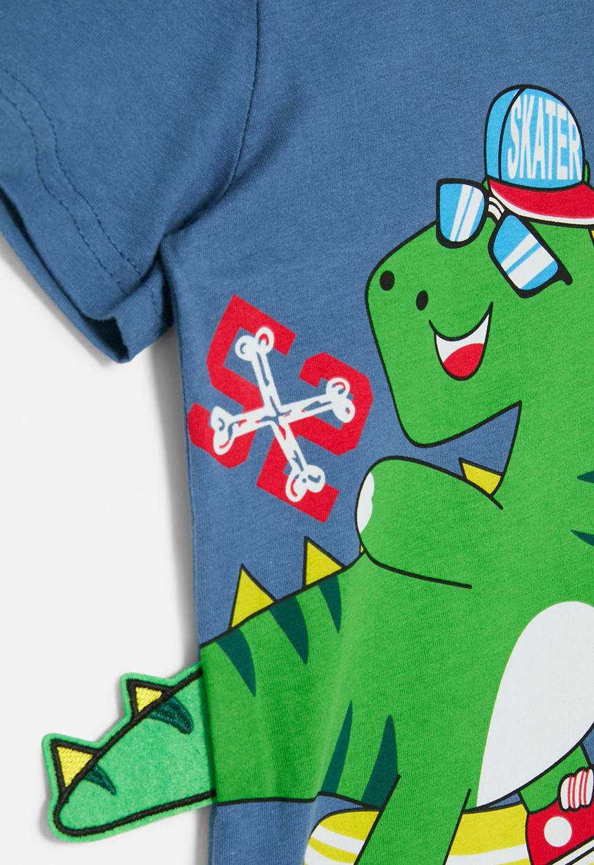 Pop Candy - Printed tee - dark blue