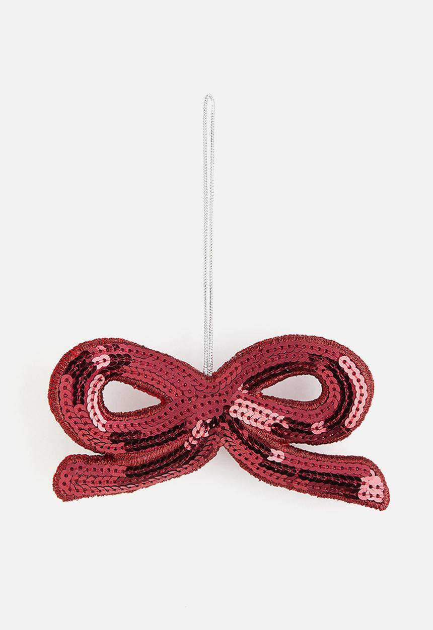 H&M - Embellished christmas tree decoration - red