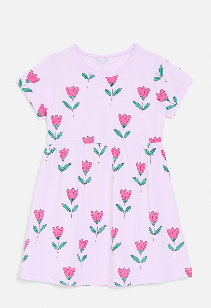 Pop Candy - Printed dress - purple