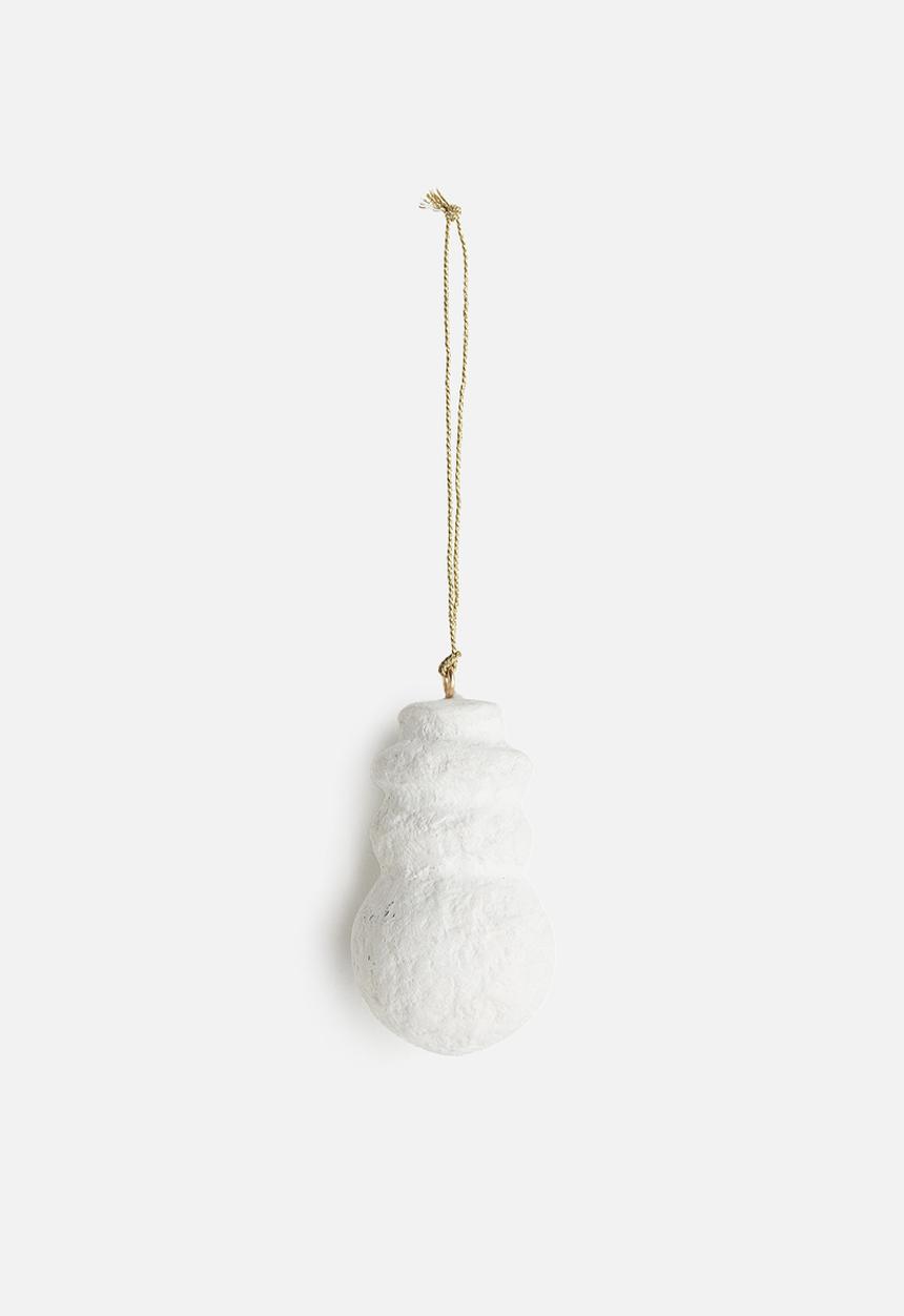 H&M - Papier mâché christmas tree decoration - white