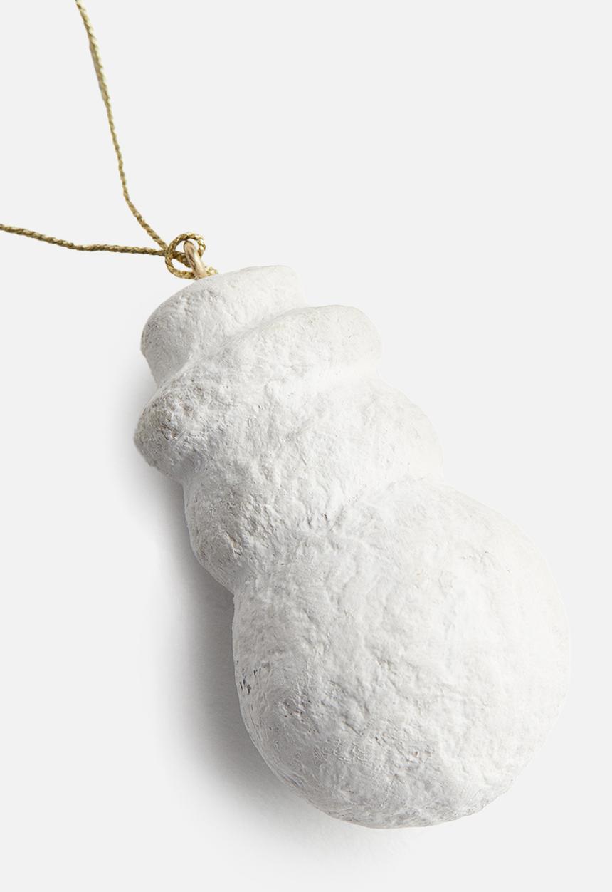 H&M - Papier mâché christmas tree decoration - white