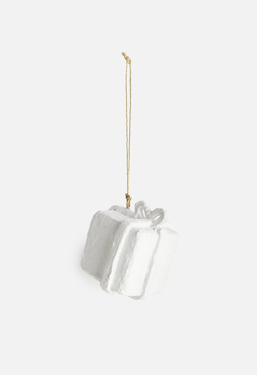 H&M - Papier mâché christmas tree decoration - white