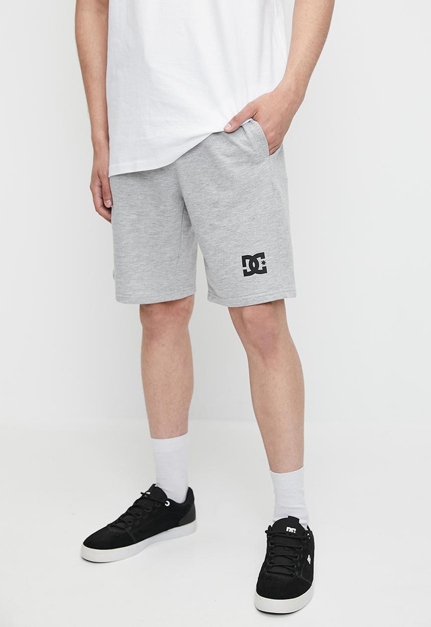 DC - Dc logo short - grey heather (knfh)