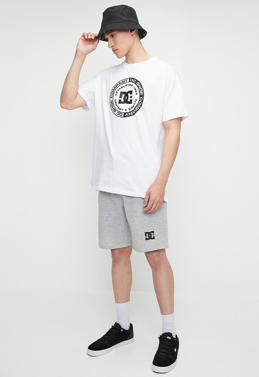 DC - Dc logo short - grey heather (knfh)