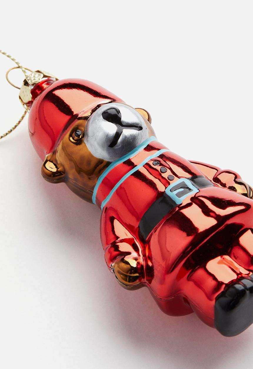 H&M - Teddy bear christmas decoration - red