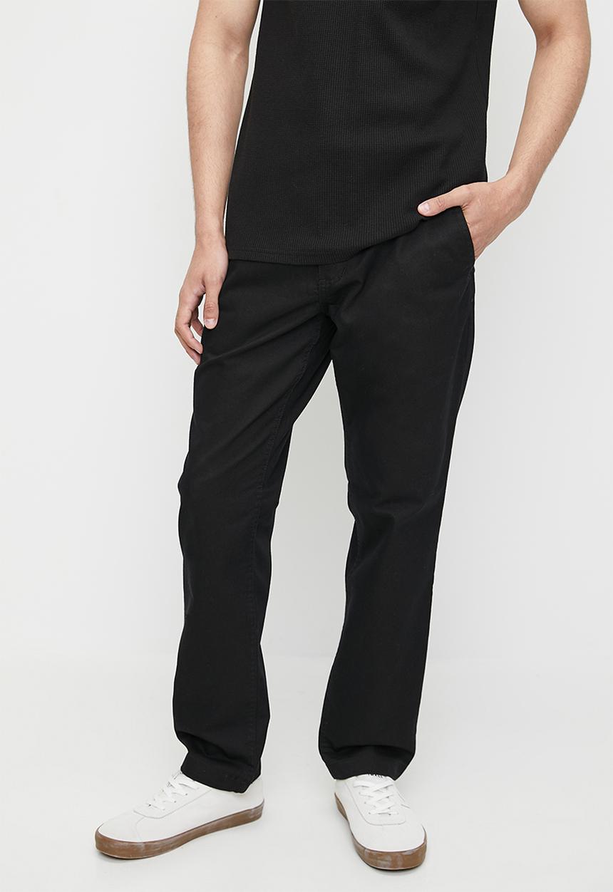 Vans - Authentic chino slim pant - black
