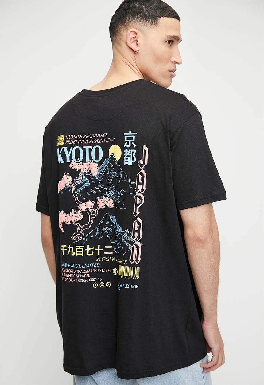 Brave Soul - T-Shirts - Jet Black