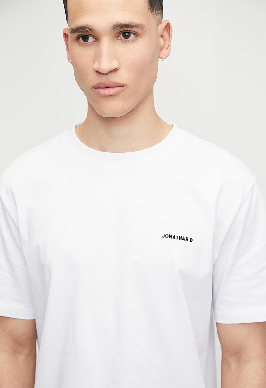 Jonathan D - CELER Crew Neck T-Shirt  - White