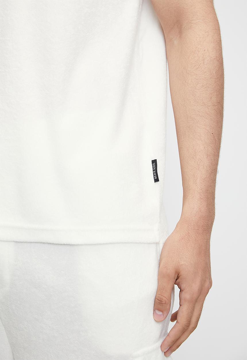 Brave Soul - Polo T-Shirt - Off white