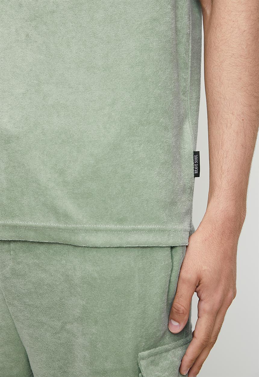 Brave Soul - Polo T-Shirt - Mint Green