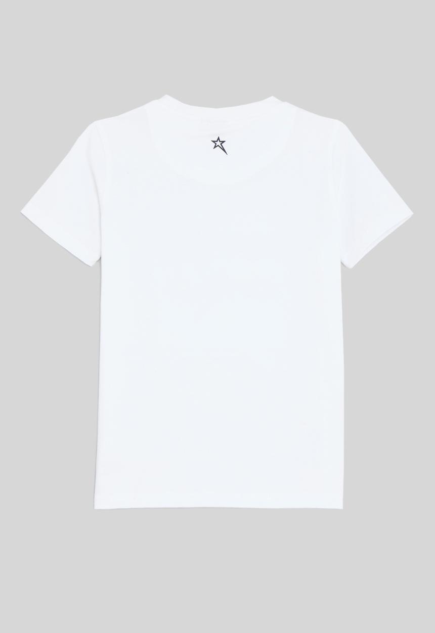 SOVIET - Boys crew neck fashion tee - white