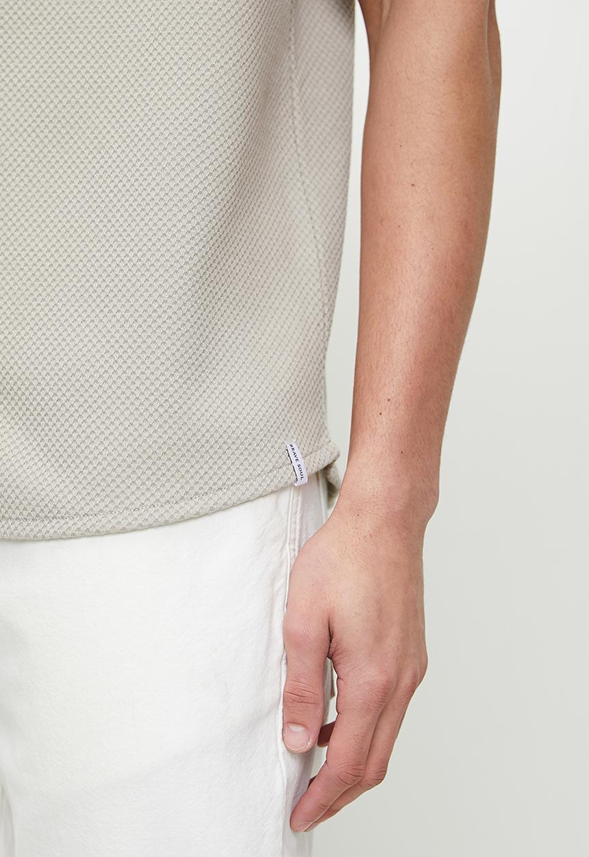 Brave Soul - Shirts - Light Sand