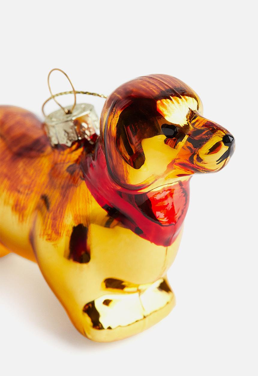 H&M - Christmas decoration - gold-coloured dog
