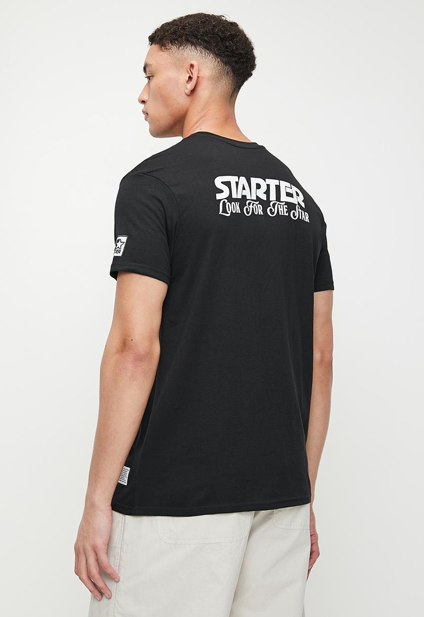 Starter - Starter word tee - black & white
