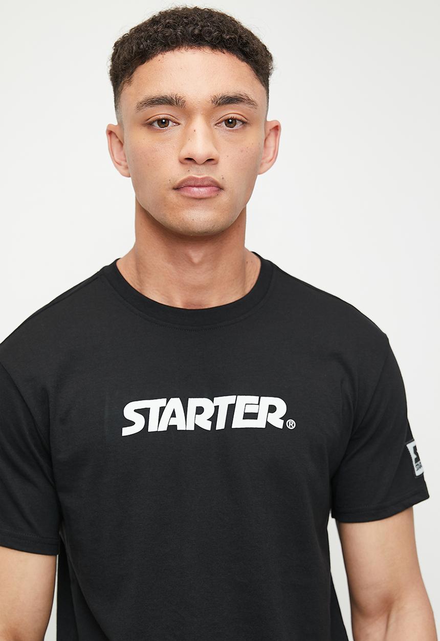 Starter - Starter word tee - black & white