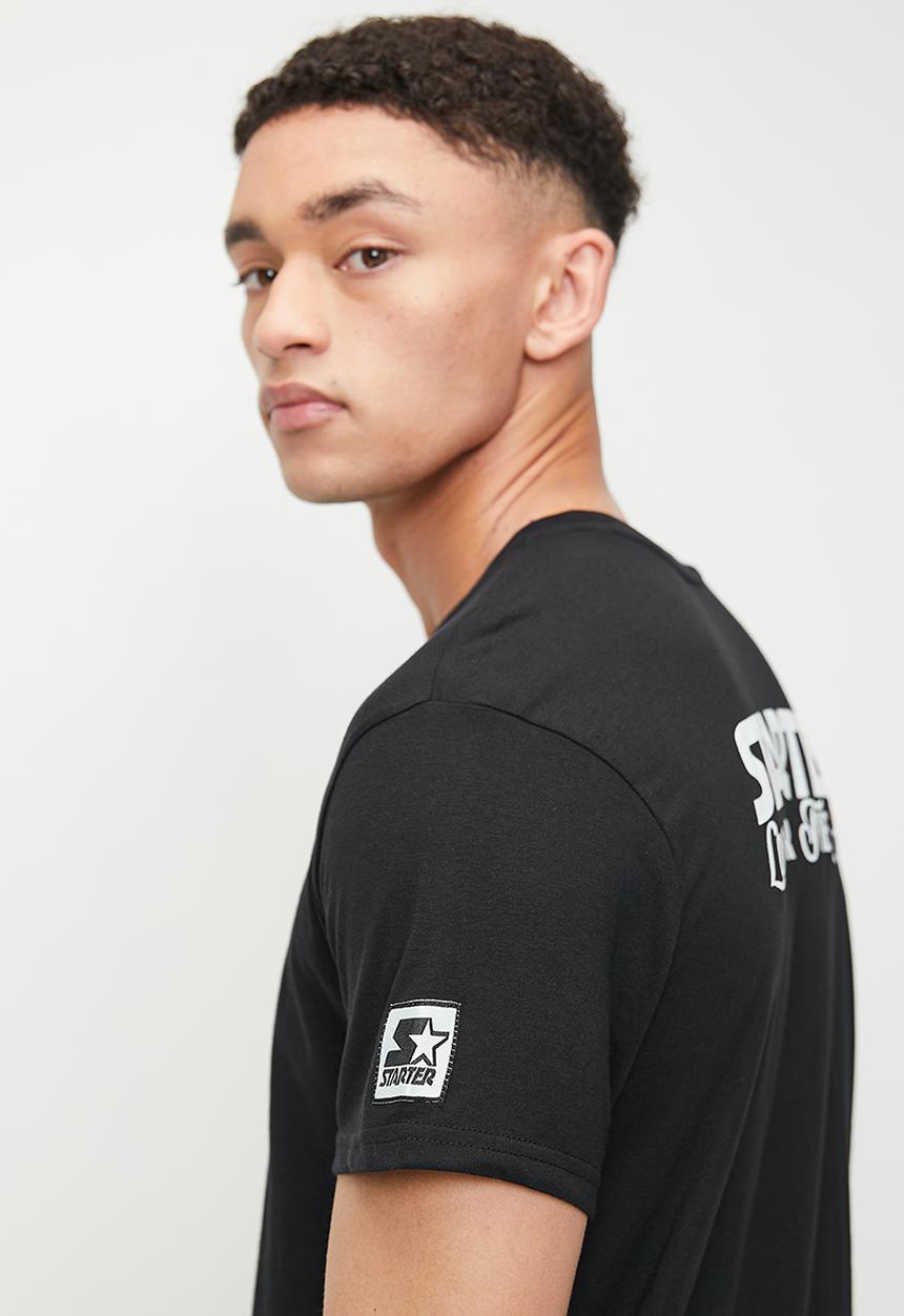 Starter - Starter word tee - black & white