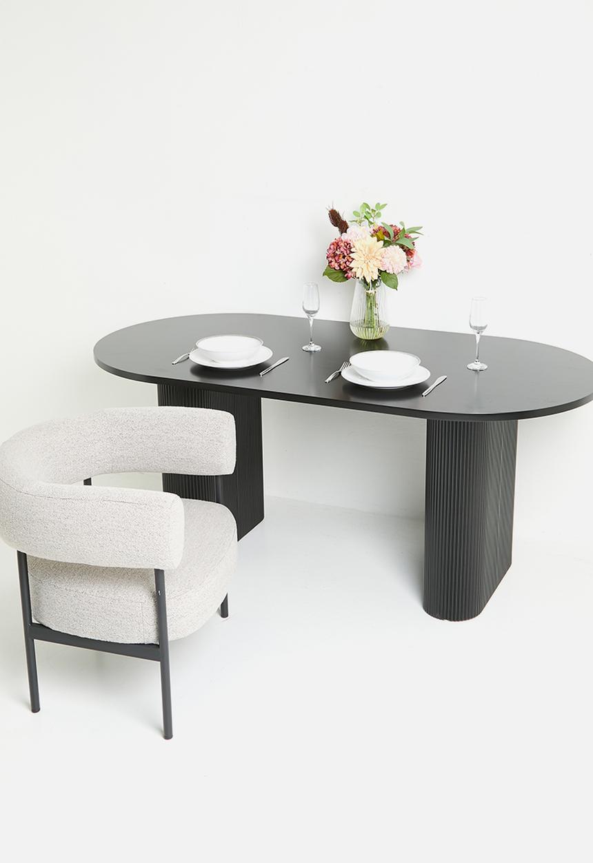 Sixth Floor - Elara dining table - Black
