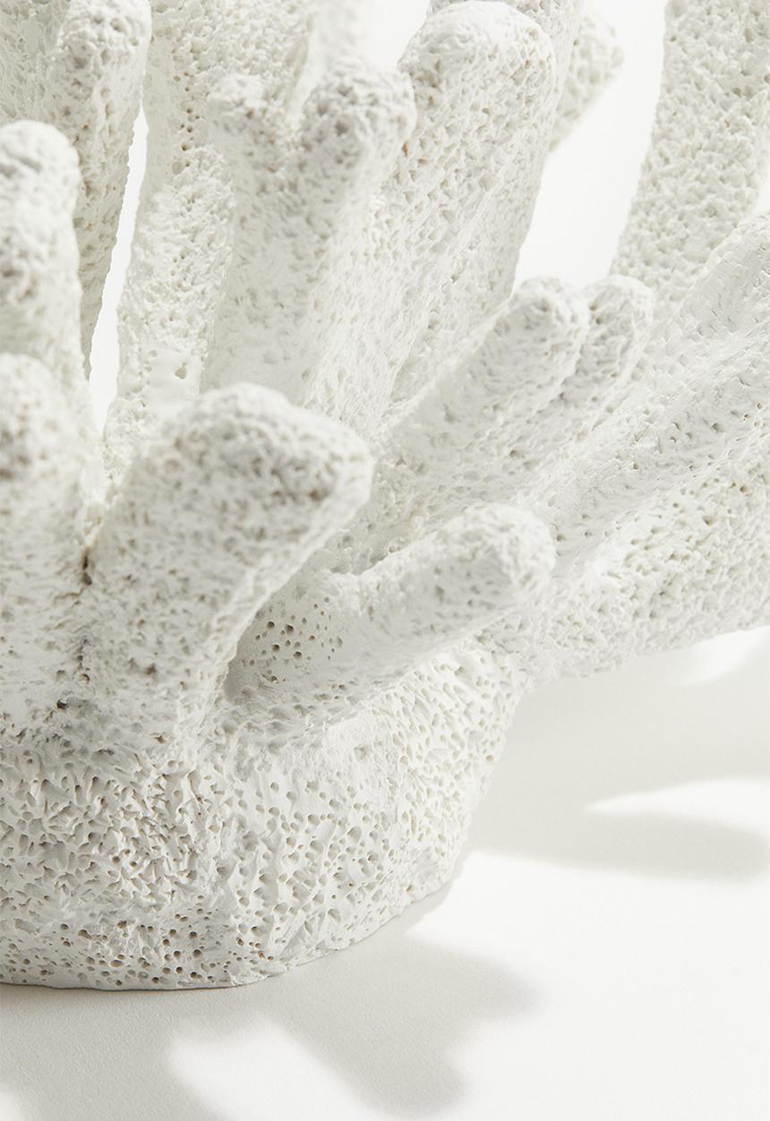H&M - Coral sculpture - white