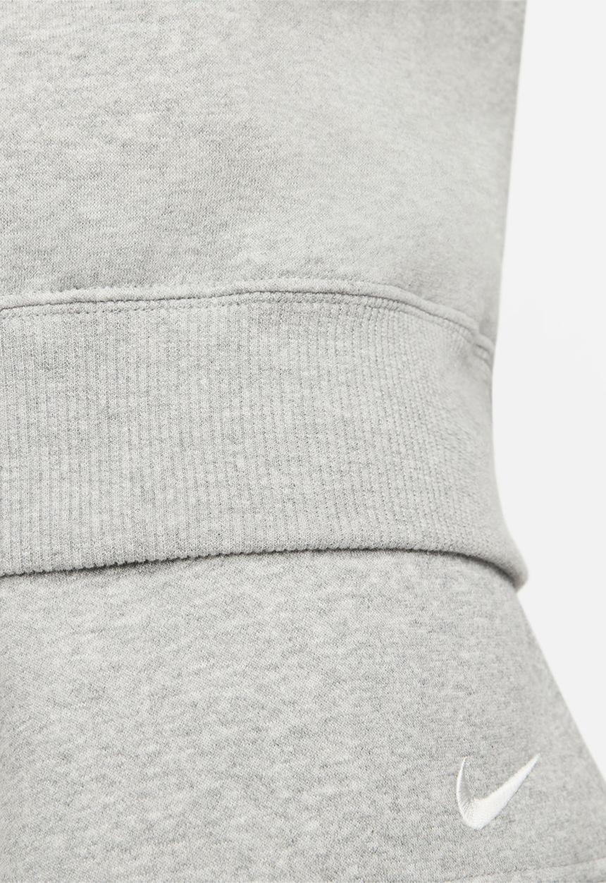 Nike - Nike Phoenix Fleece Crew - Dk Grey Heather/Sail