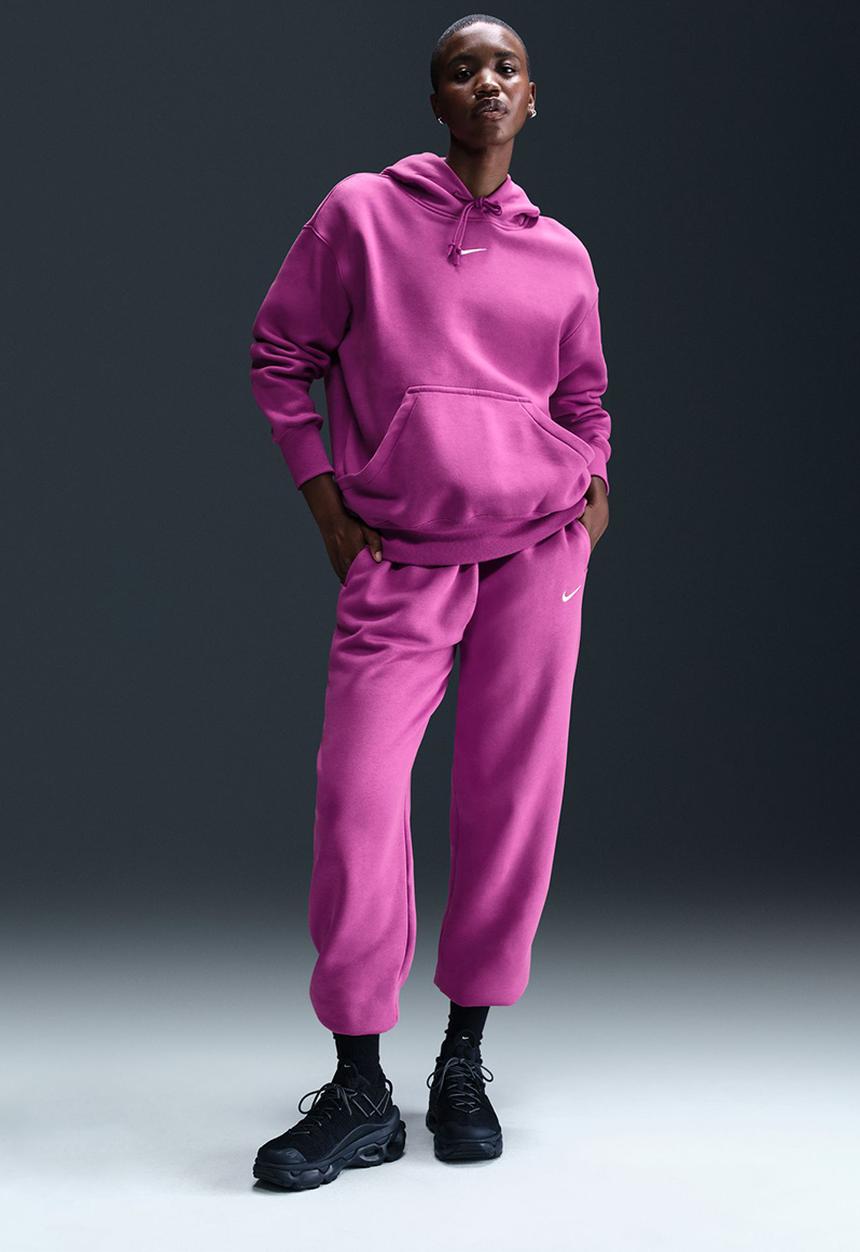Nike Phoenix Hoodie - Hot Fuchsia/Sail