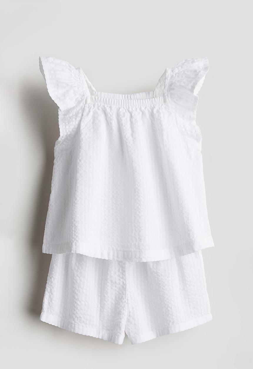 H&M - 2 piece set - white