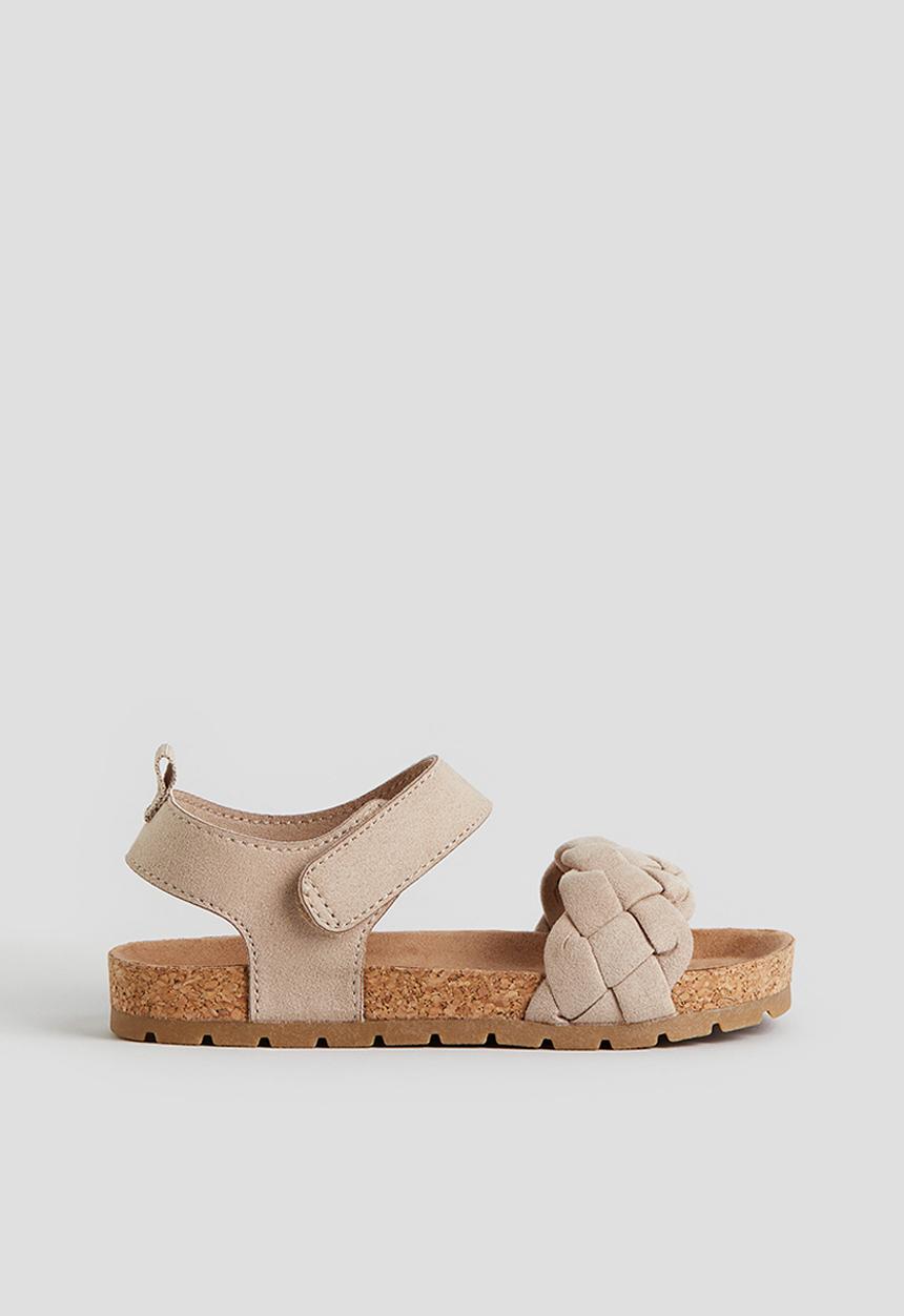 H&M - Ankle strap sandals - light mole