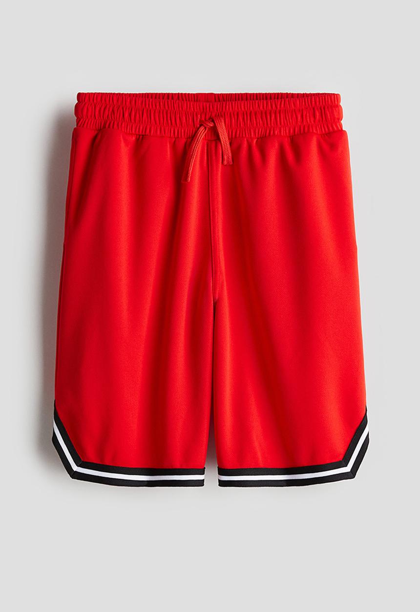 H&M - Mesh basketball shorts - bright red