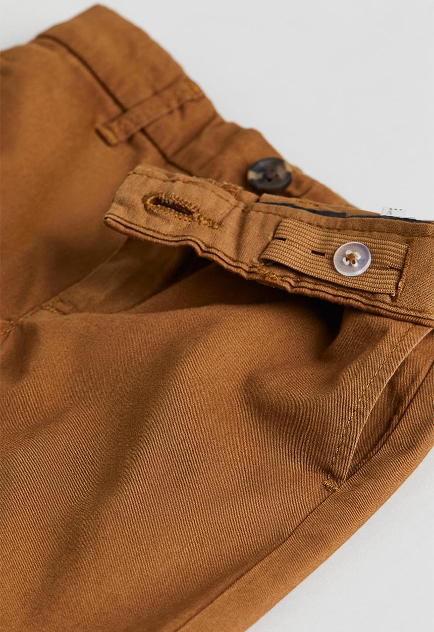 H&M - Cotton chino shorts - brown