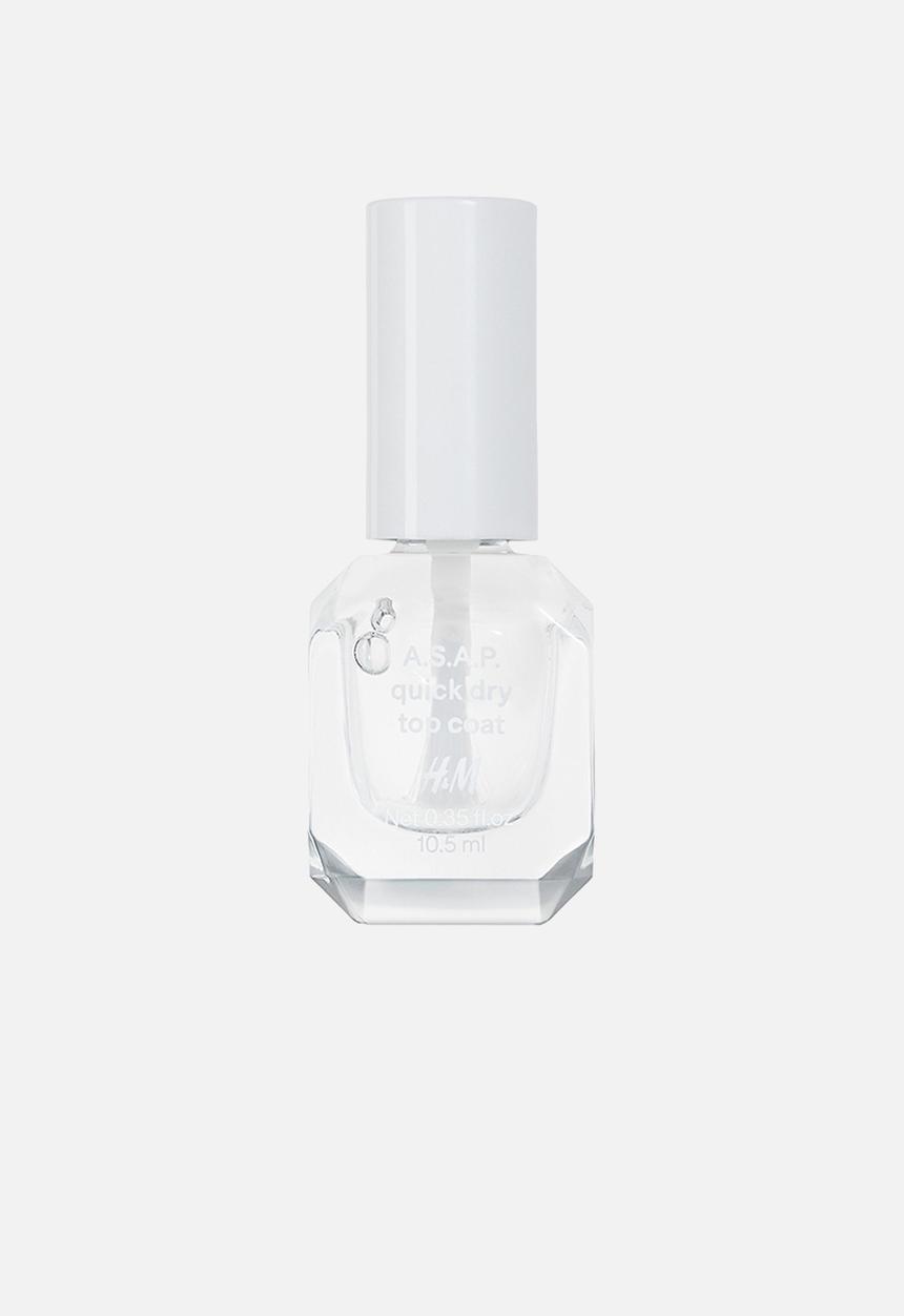 H&M - Fast-drying nail top coat - transparent