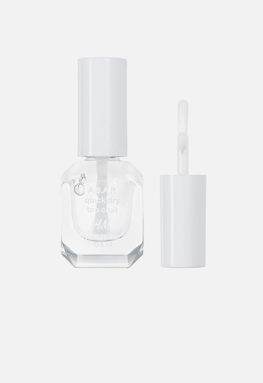 H&M - Fast-drying nail top coat - transparent