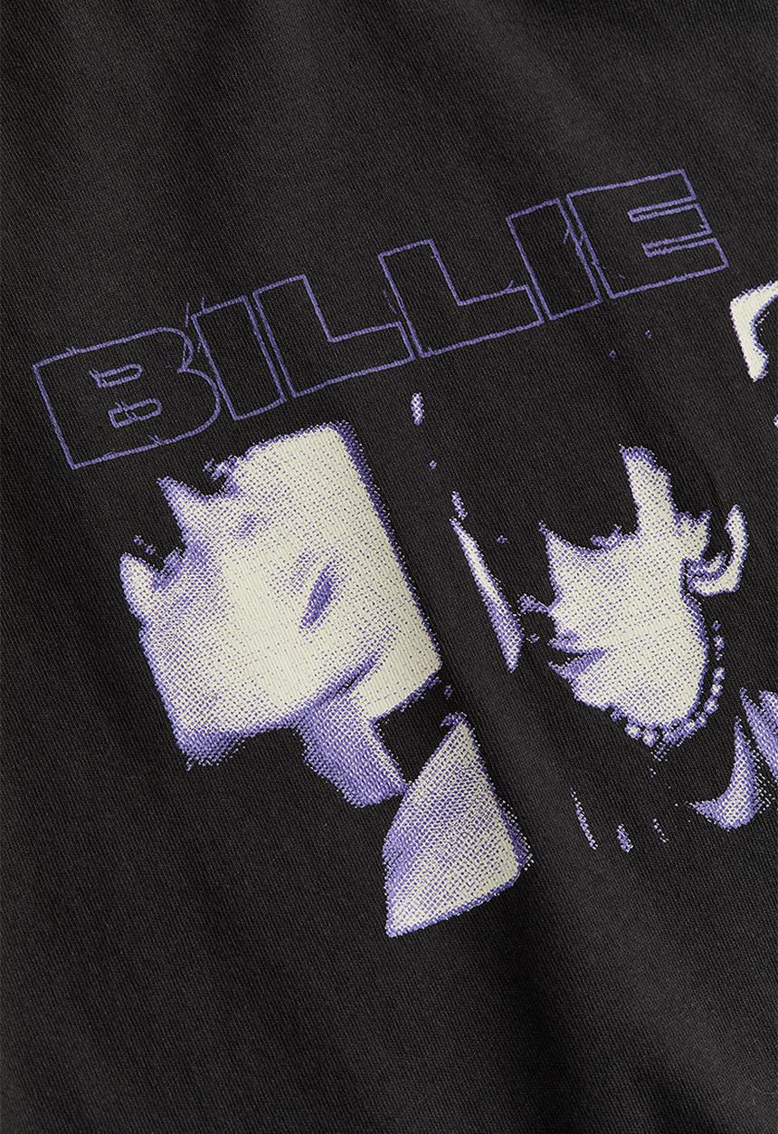 H&M - Oversized printed T-shirt - black billie eilish