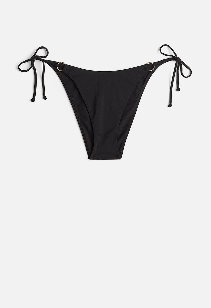 H&M - Tie tanga bikini bottoms - black