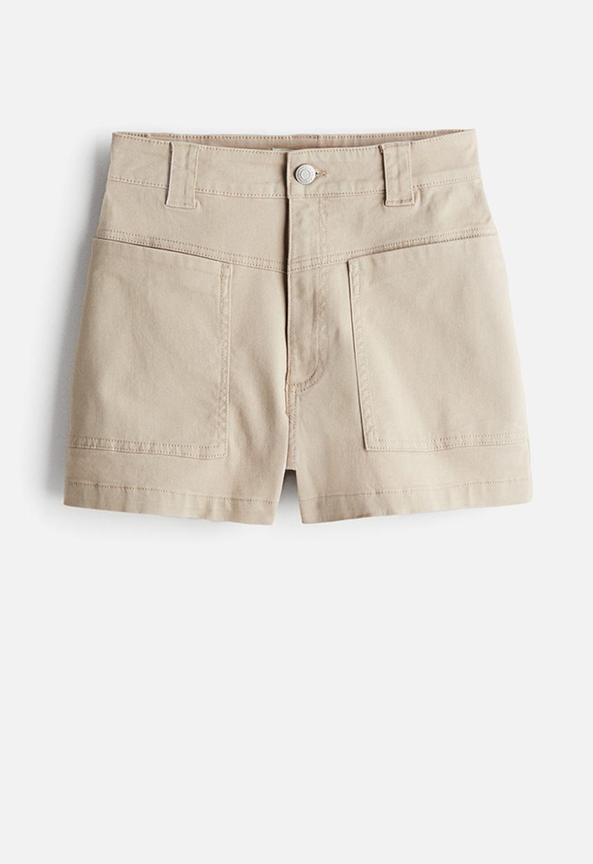 H&M - Twill cargo shorts - beige