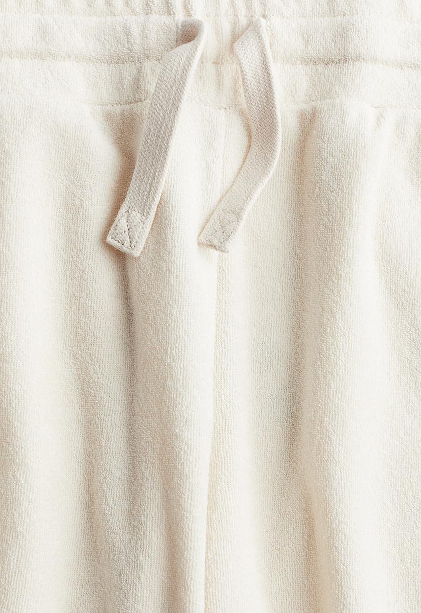 H&M - Terry shorts - ecru