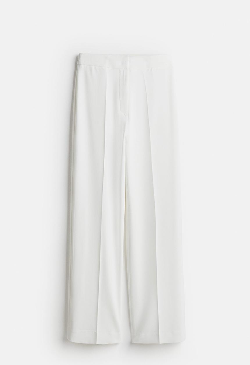 H&M - Wide trousers - white