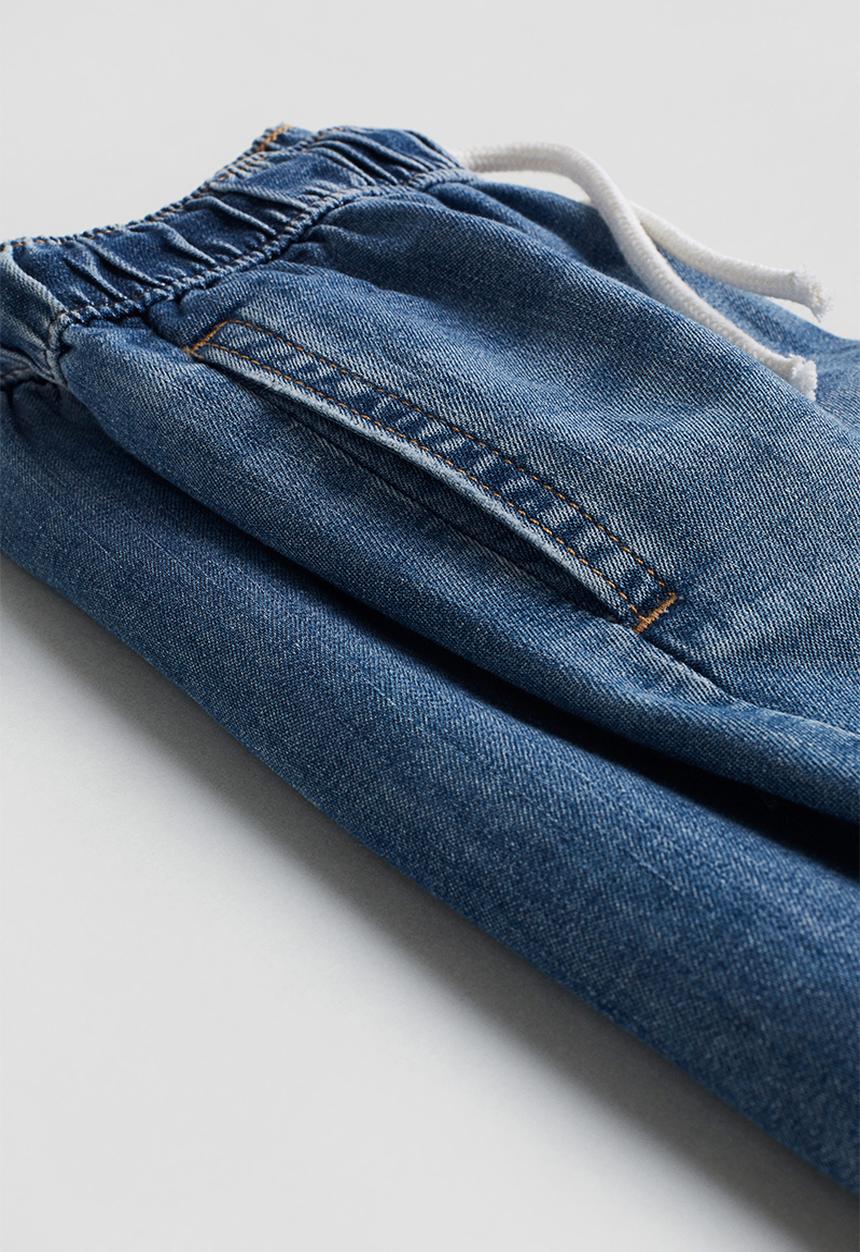 H&M - Pull-on denim shorts - denim blue