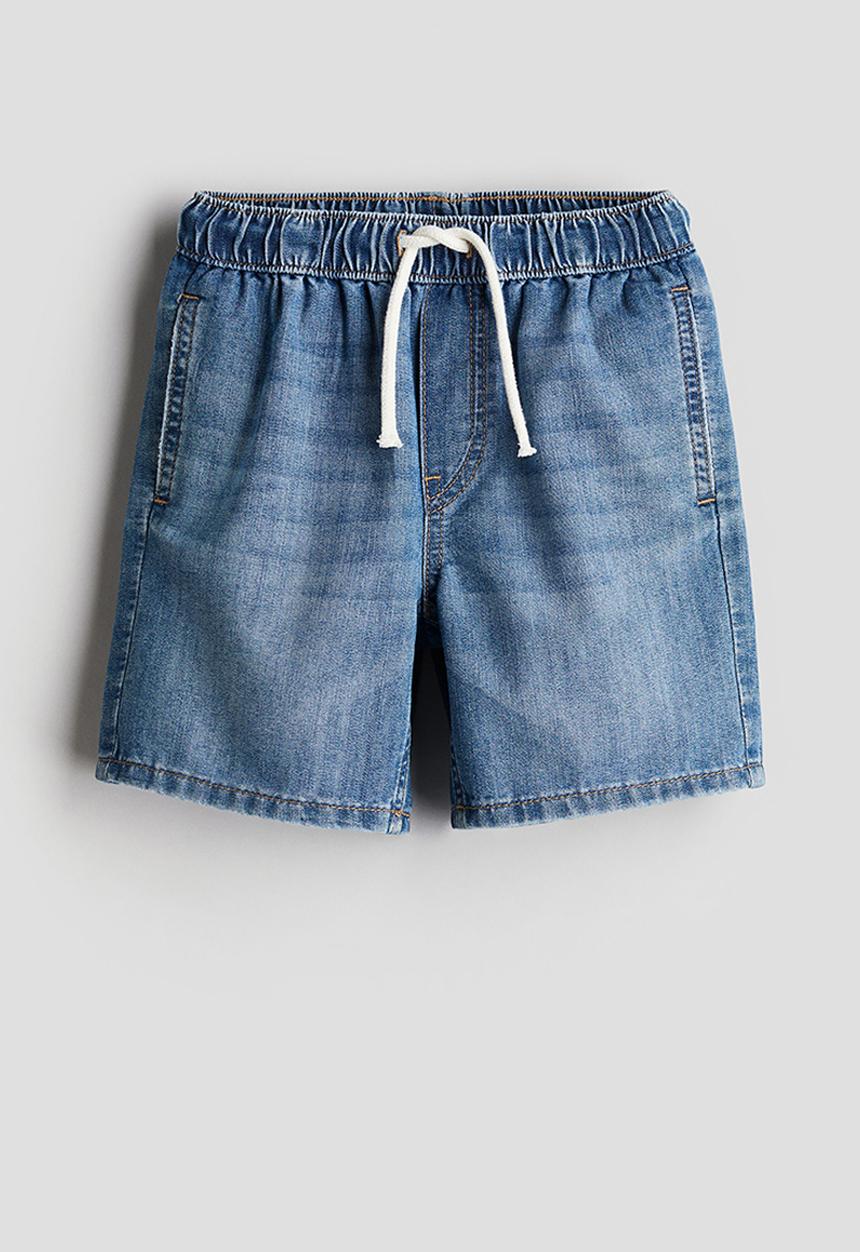 H&M - Pull-on denim shorts - denim blue