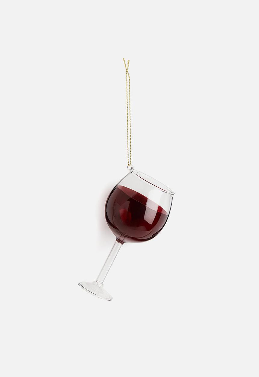 H&M - Christmas decoration - Red Wine glass