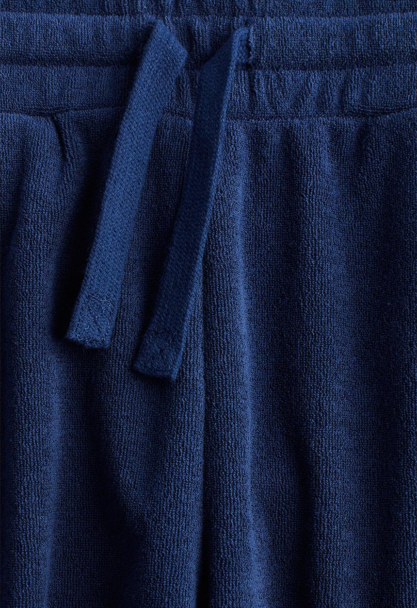 H&M - Terry shorts - navy blue