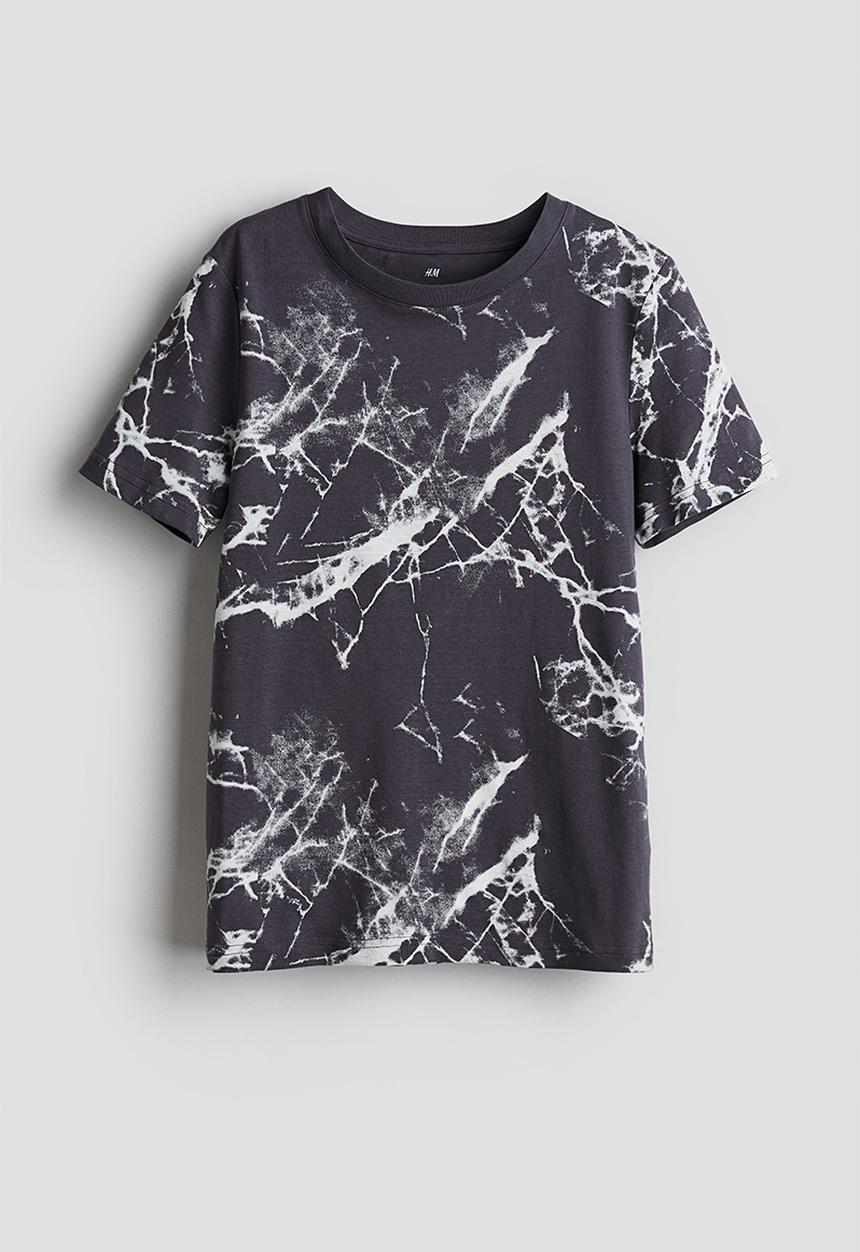 H&M - Printed t-shirt - grey patterned