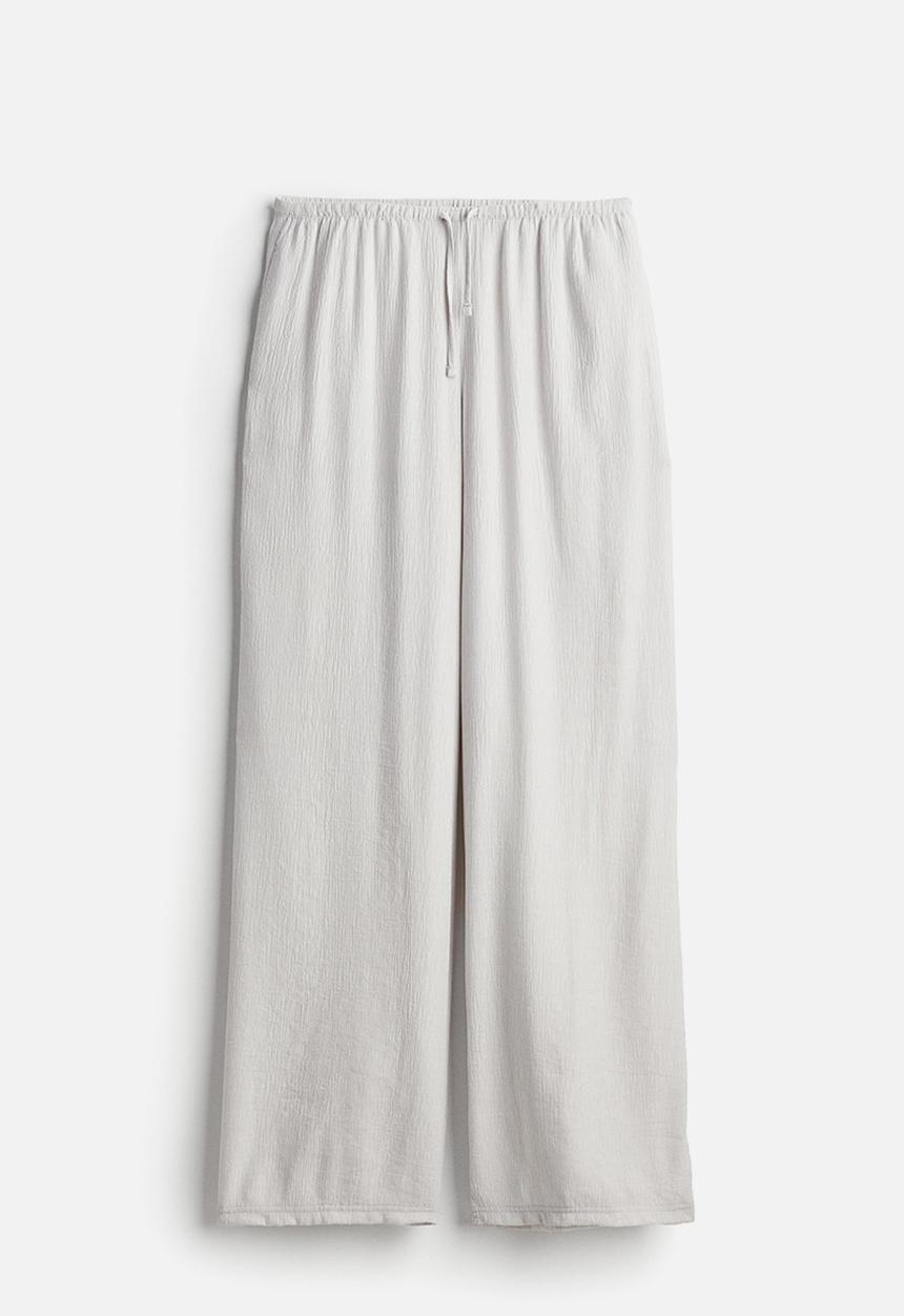 H&M - Crêpe pull-on trousers - light grey