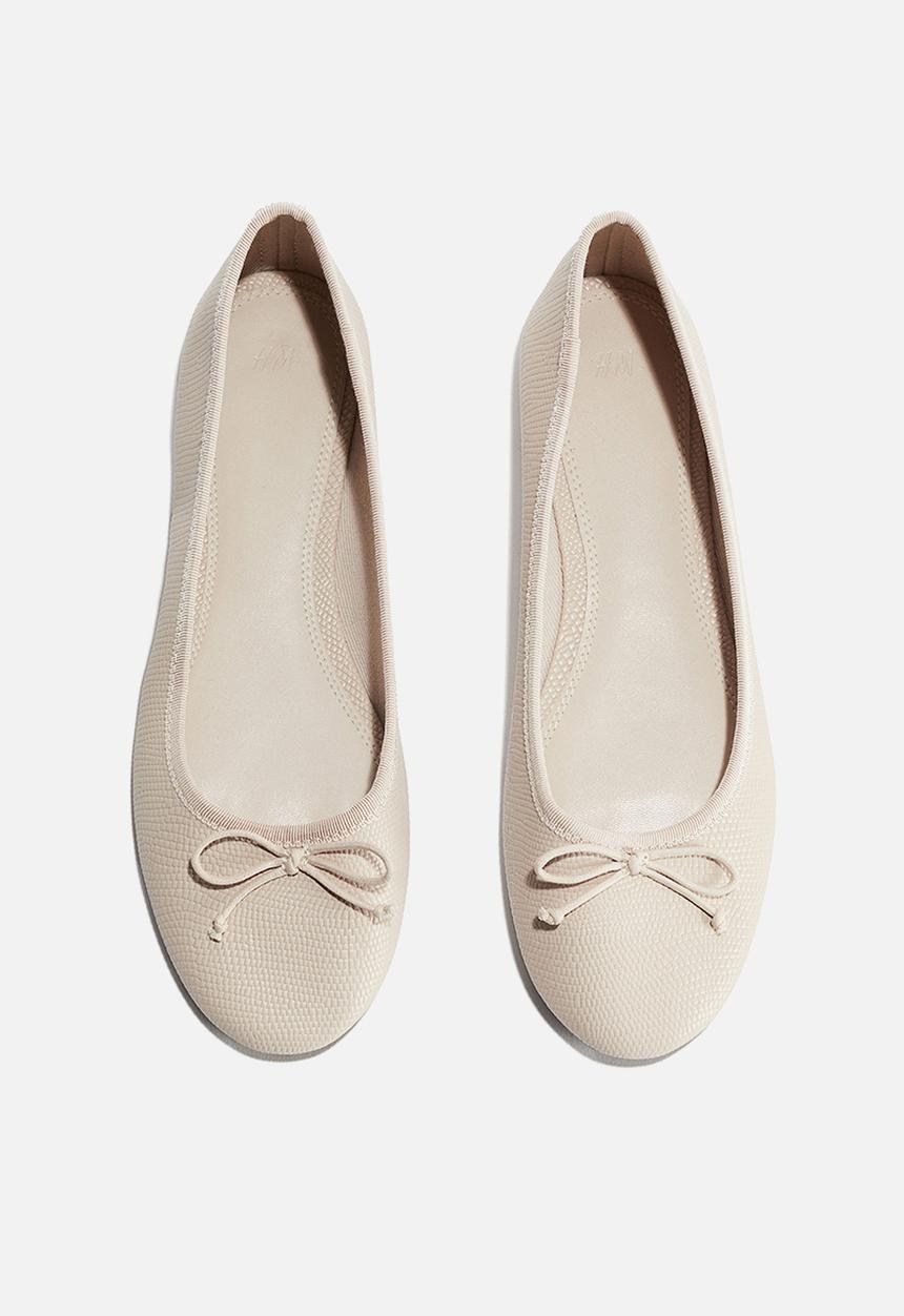 H&M - Ballet pumps - Light beige