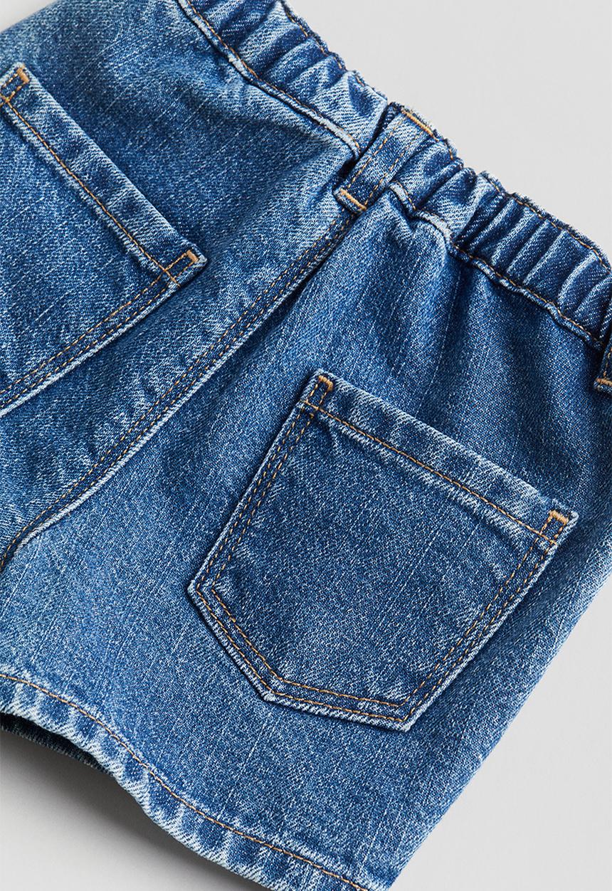 H&M - Denim shorts - denim blue 